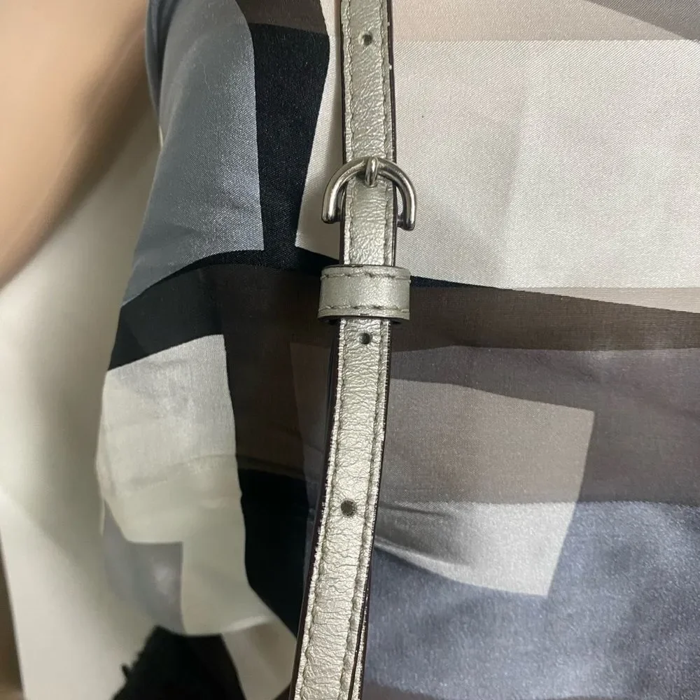 Coach Ashley cream leather crossbody purse